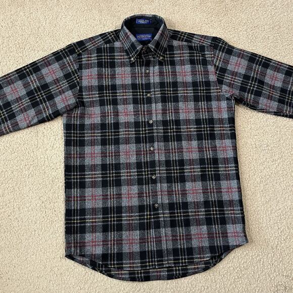 Pendleton Fireside Shirt Macpherson Hunting Tartan Wool Size Small - Picture 3 of 6